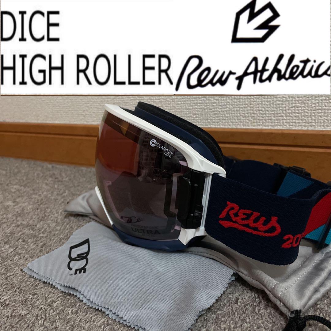 DICE ダイス ハイローラー REW ゴーグル DC DICE×REW スノボ DICE ダイス ハイローラー REW ゴーグル DC DICE×REW スノボ