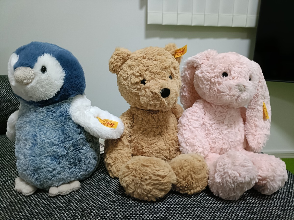 シュタイフ　ベンジー　テディベア Steiff シュタイフ タグ付き ぬいぐるみ テディベア ペンギン