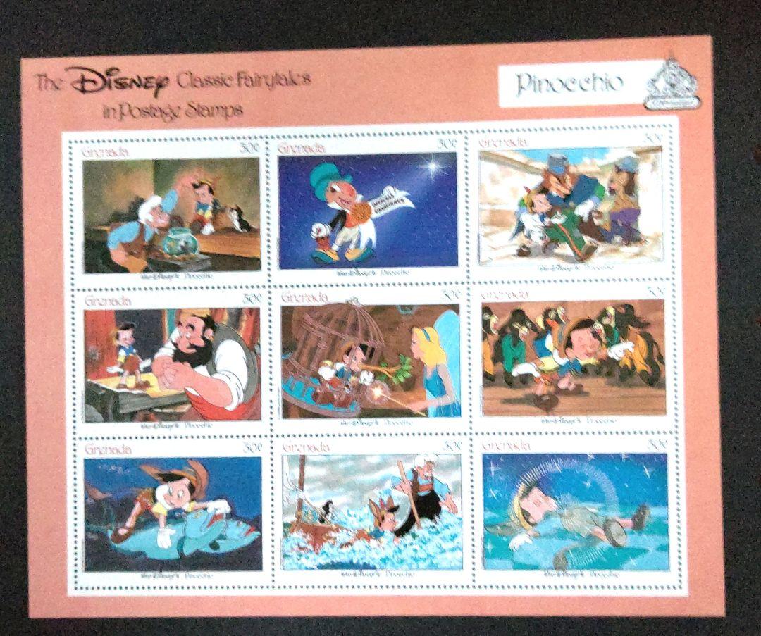 切手① Disney50周年記念切手シート 3種類 67791-39-
