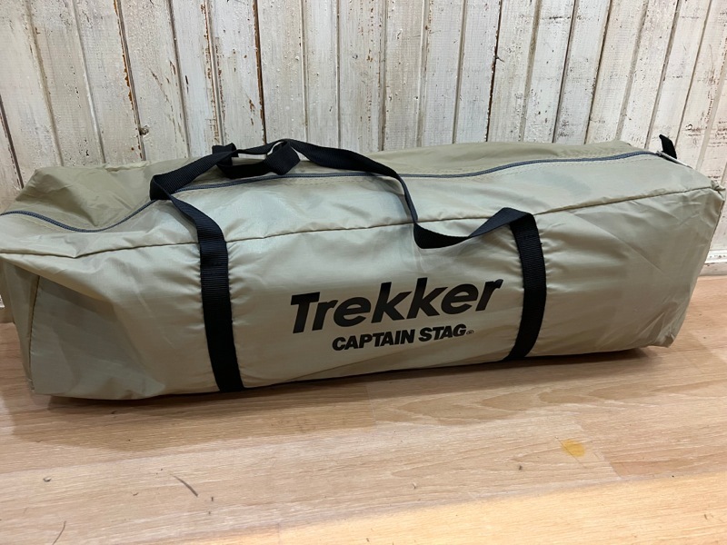 【CAPTAIN STAG】Trekker ソロベースUV カーキ 新品未使用 トレッカー キャンプベースソロUV（カーキ） - アウトドア