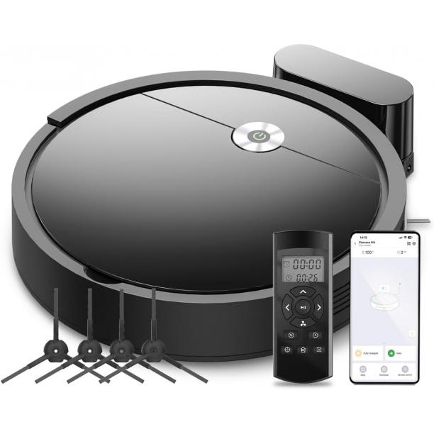 【ほぼ新品】ロボット掃除機 お掃除ロボット Siri/Alexa Amazon | ロボット掃除機 水拭き 両用 Vactidy T7 お掃除