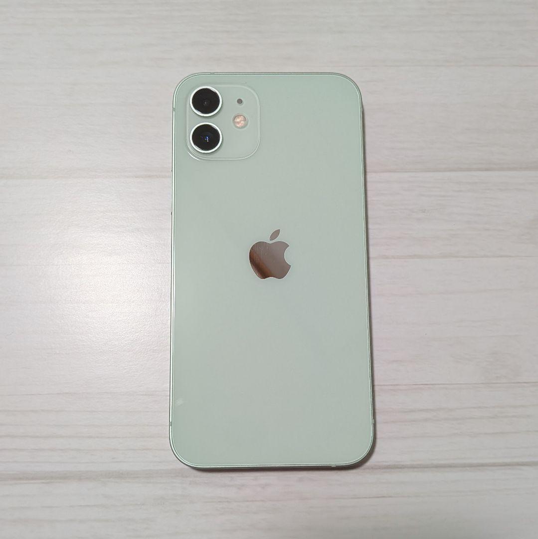 iPhone12 128GB 本体　SIMフリー　ミントグリーン ムスビー｜【中古】 iPhone12 128GB グリーン ip12mtm1374