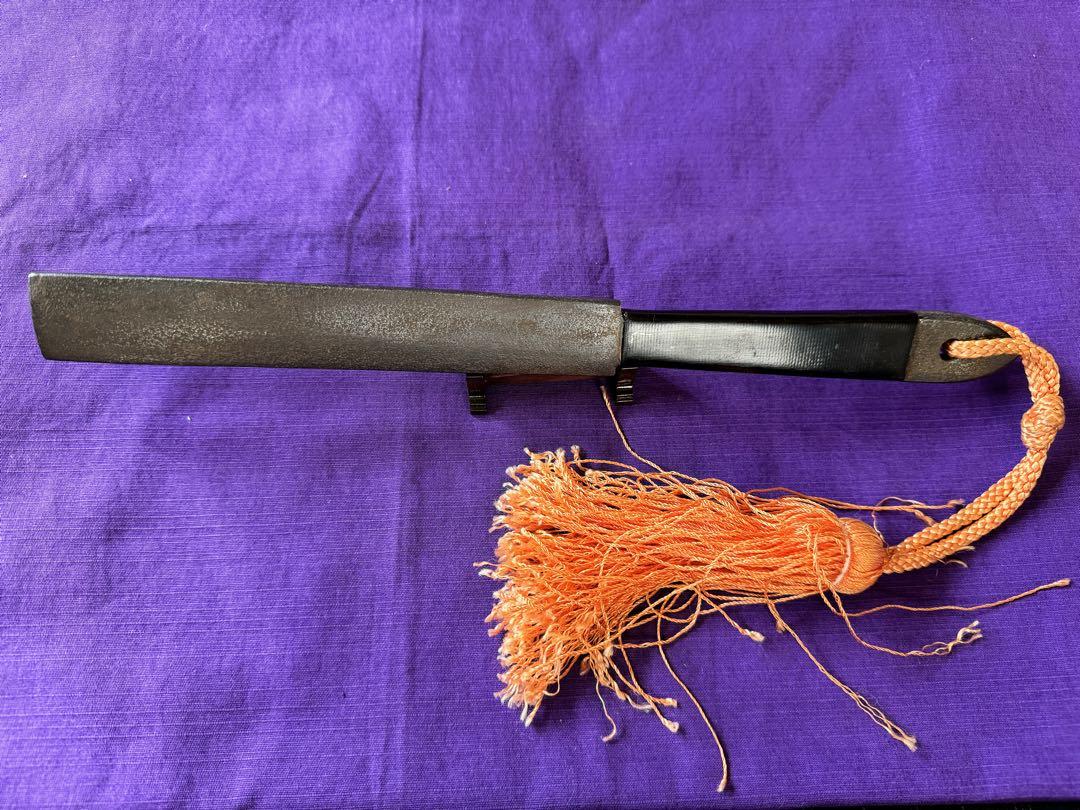 鉄味良好 手慣らし鉄扇 稽古に最適（武具扇子十手寸鉄手の内
