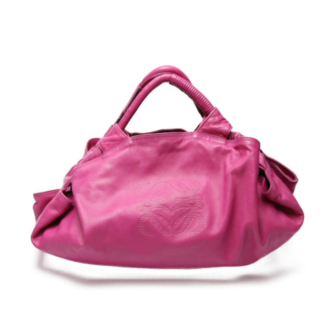 ロエベ ハンドバッグ ピンク LOEWE ナッパアイレ レザー（ロエベ