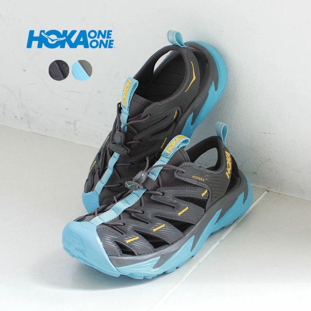 ⑪ヨネックステニスシューズ　27.0cm HOKA ONE ONE アウトドアシューズ ダークグレー×サンド