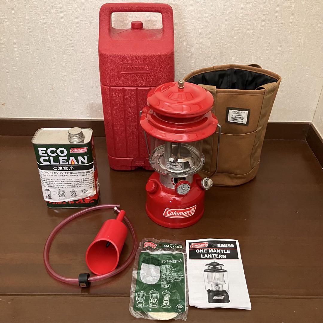 Coleman レッド ワンマントルランタン 6点セット（Coleman
