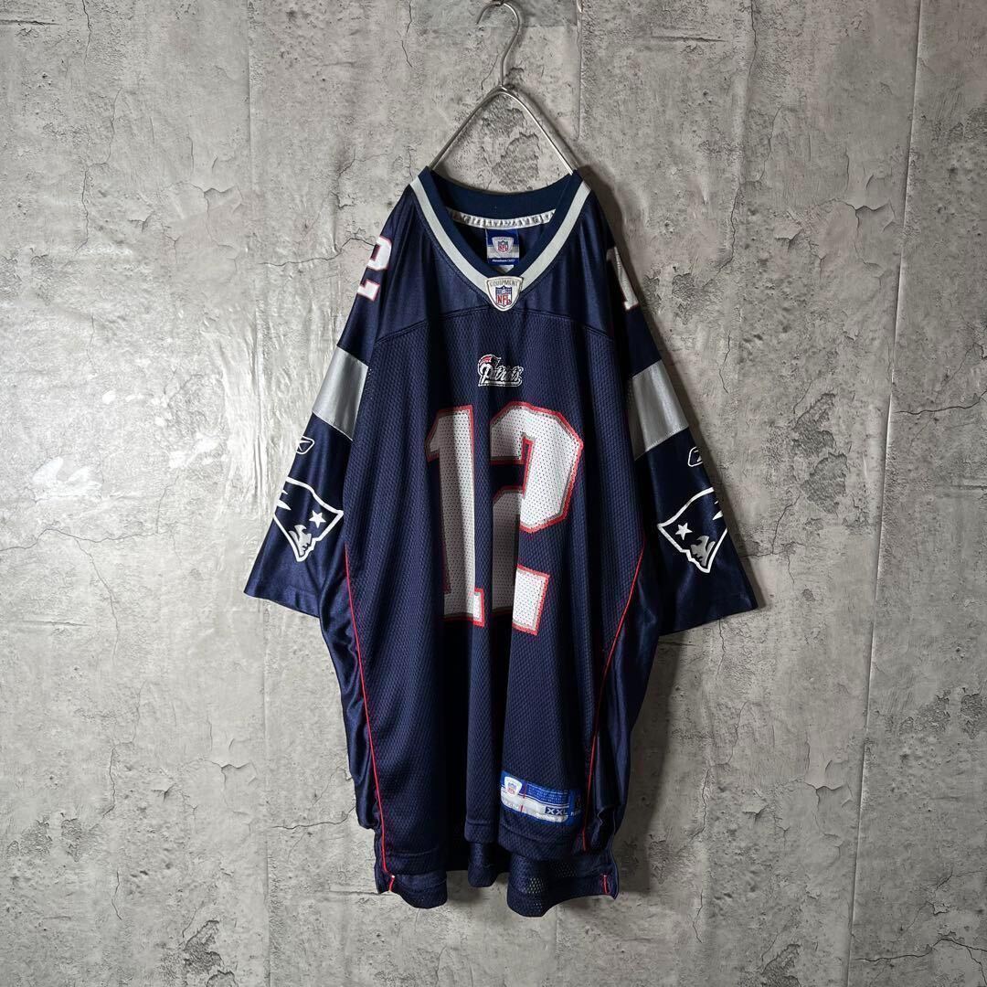 リーボック ゲームシャツ NFL ペイトリオッツ BRADY レプリカ