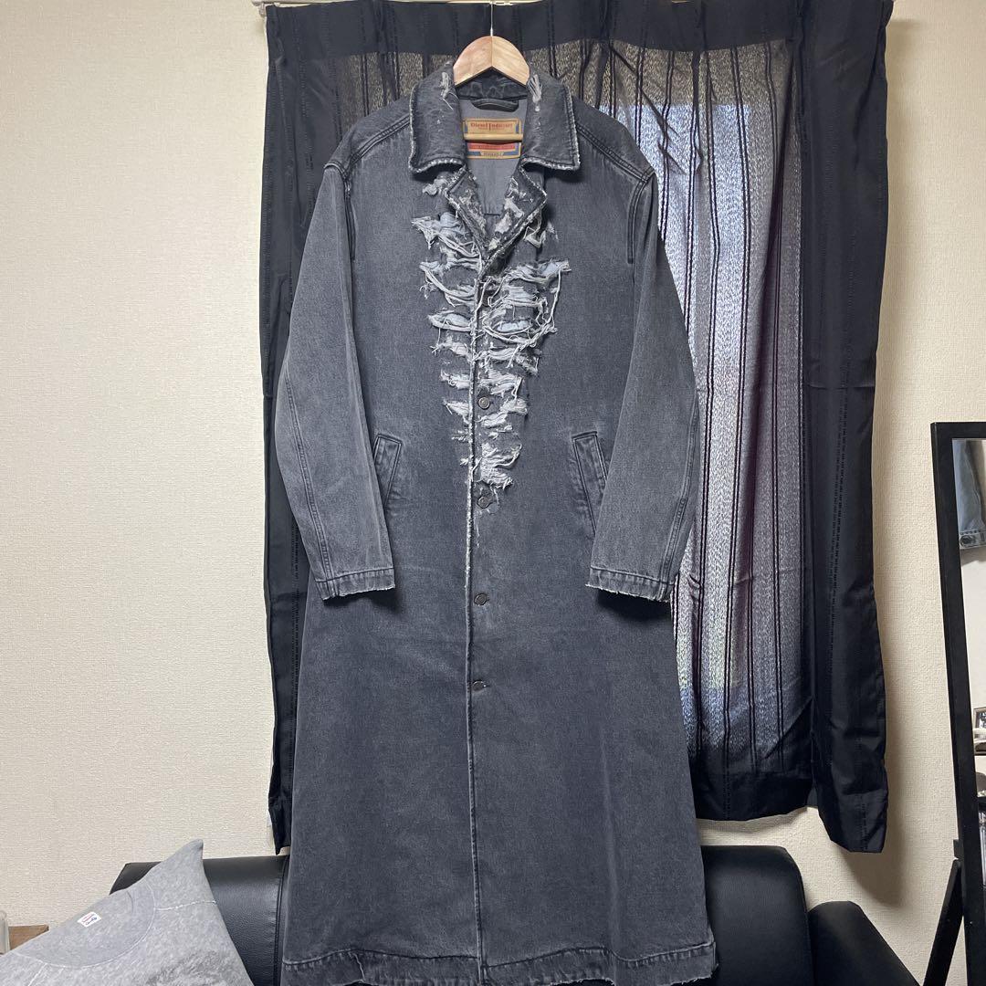 Disesl Damage Denim Chester coat 22-23AW（Diesel Denim