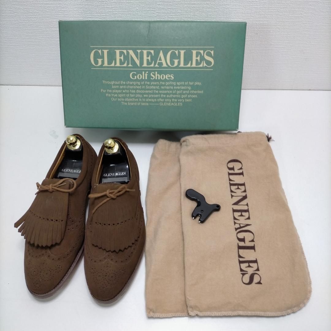 【希少・新品未使用】Gleneagles ゴルフ シューズ　250526-1T 希少・新品未使用】Gleneagles ゴルフ シューズ 250526-1T（中古