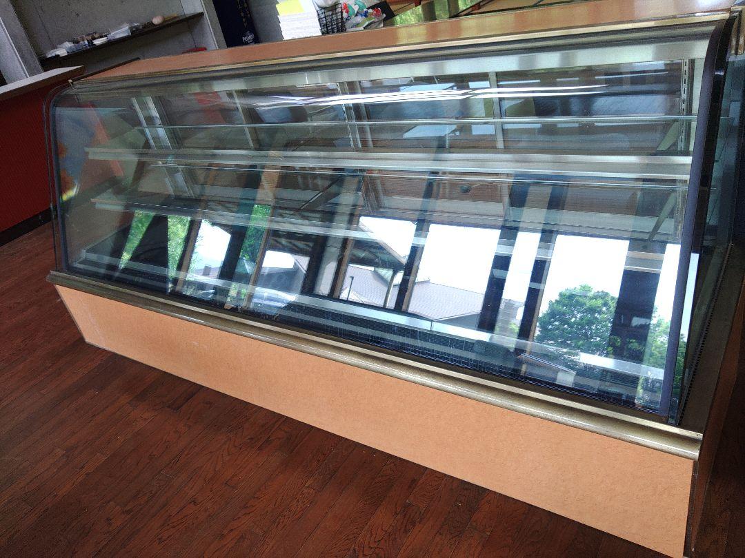 中古》冷蔵ショーケース引き取りのみ （沖縄県のショーケース