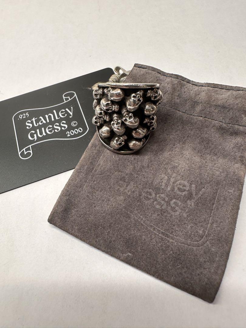 StanlyGuess multi skull oval ring US#8.5（Multiple Skulls