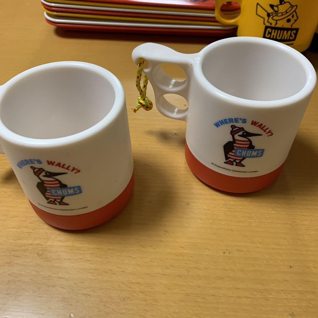 CHUMS  チャムス　ウォーリーコラボ　マグカップ2個 CHUMS チャムス ウォーリーコラボ マグカップ2個（CHUMS