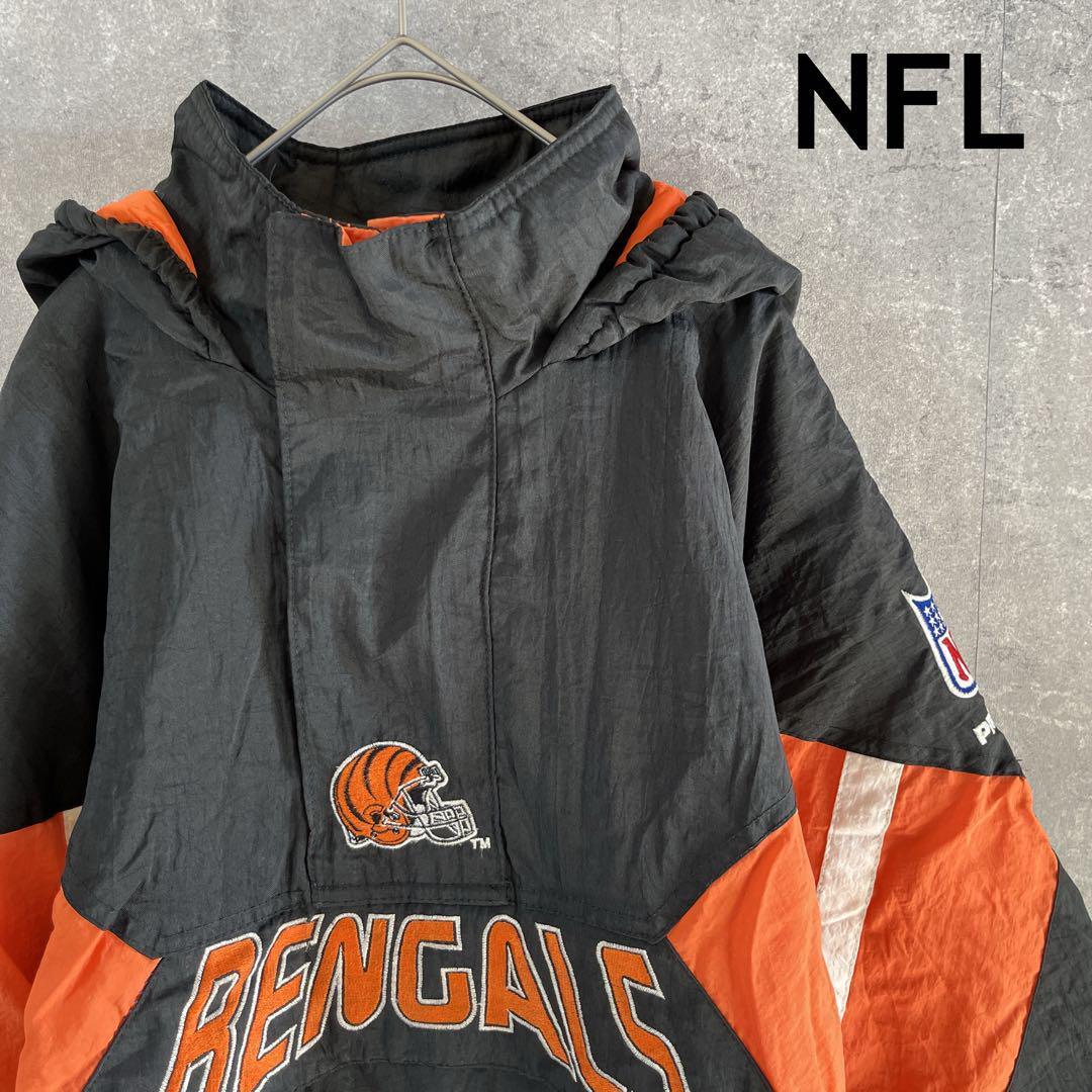 NFL Cincinnati Bengals ナイロン中綿ジャケットLメンズab