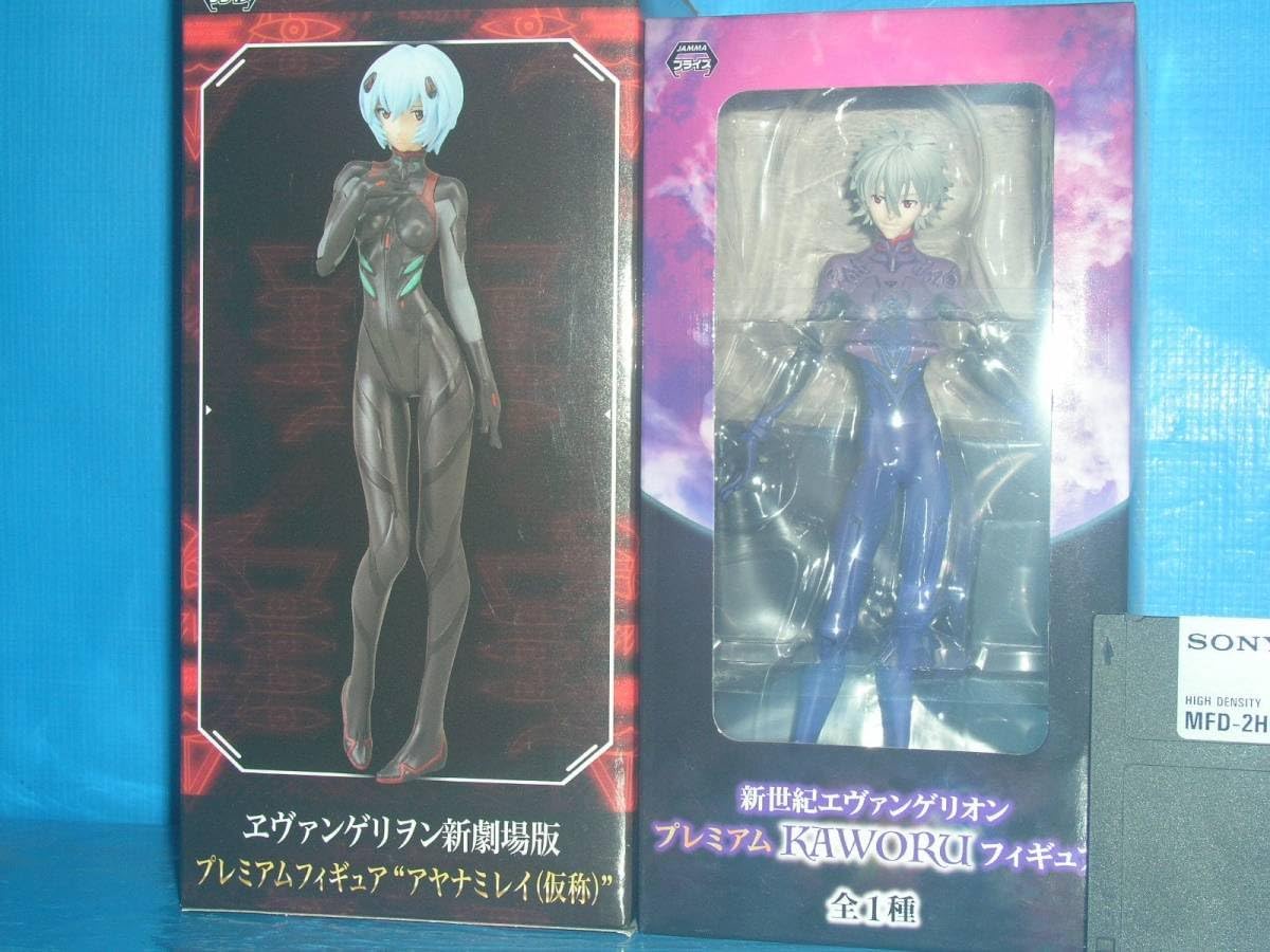 エヴァンゲリヲン新劇場版　レイ　アスカ　カヲル　フィギュア　まとめ売り ヱヴァンゲリヲン新劇場版』より「レイ」「アスカ」の “ふわぷち