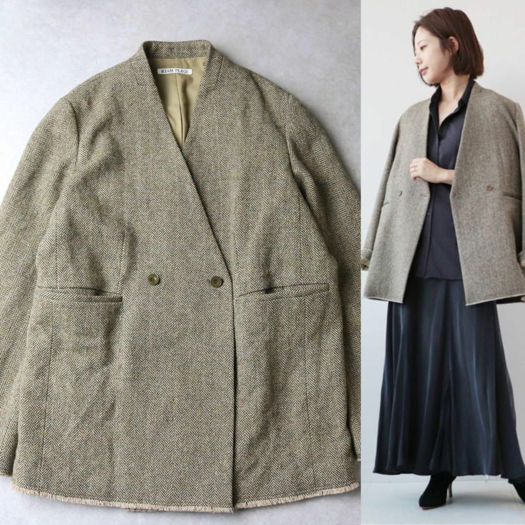 riam / plage シェットヘリン ジャケット AW ウール riam / plage シェットヘリン ジャケット AW ウール plage