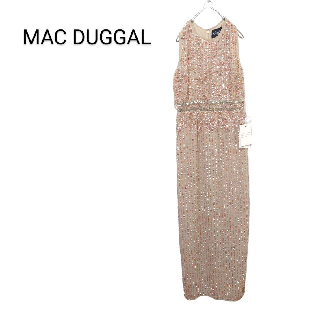 MAC DUGGAL タグ付 スパンコール ロングワンピース ドレスA-2130 MAC DUGGAL タグ付 スパンコール ロングワンピース ドレスA-2130