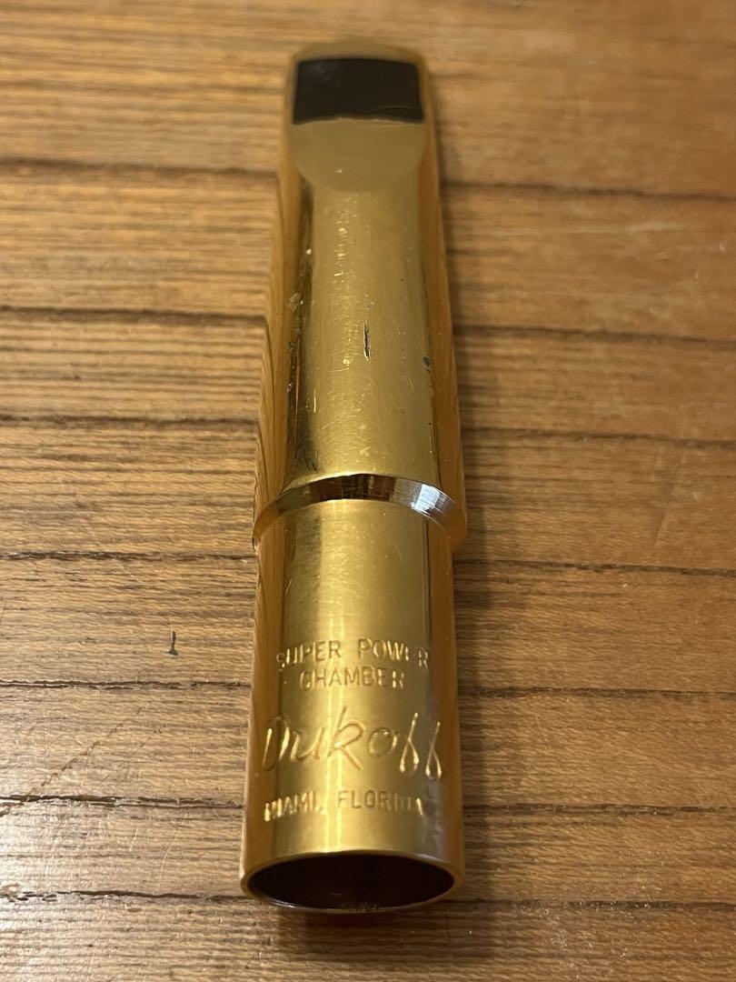 テナーサックス マウスピース デュコフD6マイアミ・フロリダ ゴールドプレート テナーサックス マウスピース デュコフD6マイアミ・フロリダ