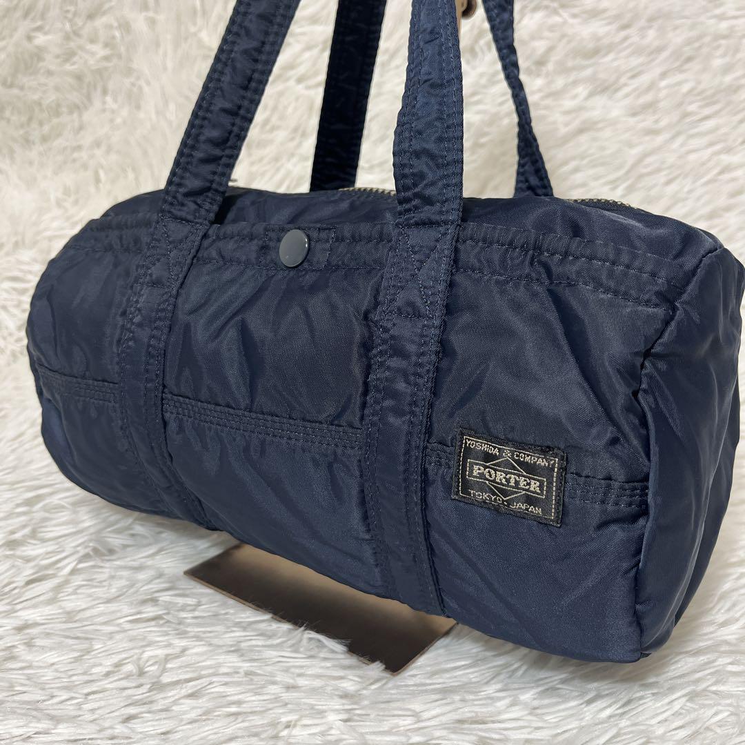 【美品】PORTER ポーター　タンカー　ミニボストン　ネイビー　紺 美品】PORTER ポーター タンカー ミニボストン ネイビー 紺