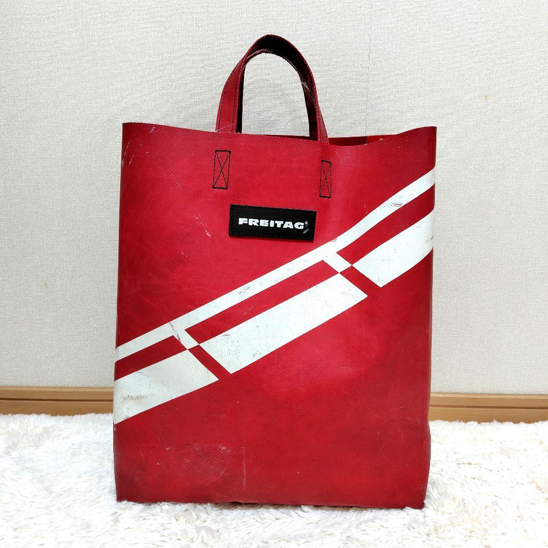 FREITAG Miami Vice フライターグ マイアミバイス 赤×白 美品 FREITAG MIAMIVICE フライターグ マイアミバイス トートバッグ
