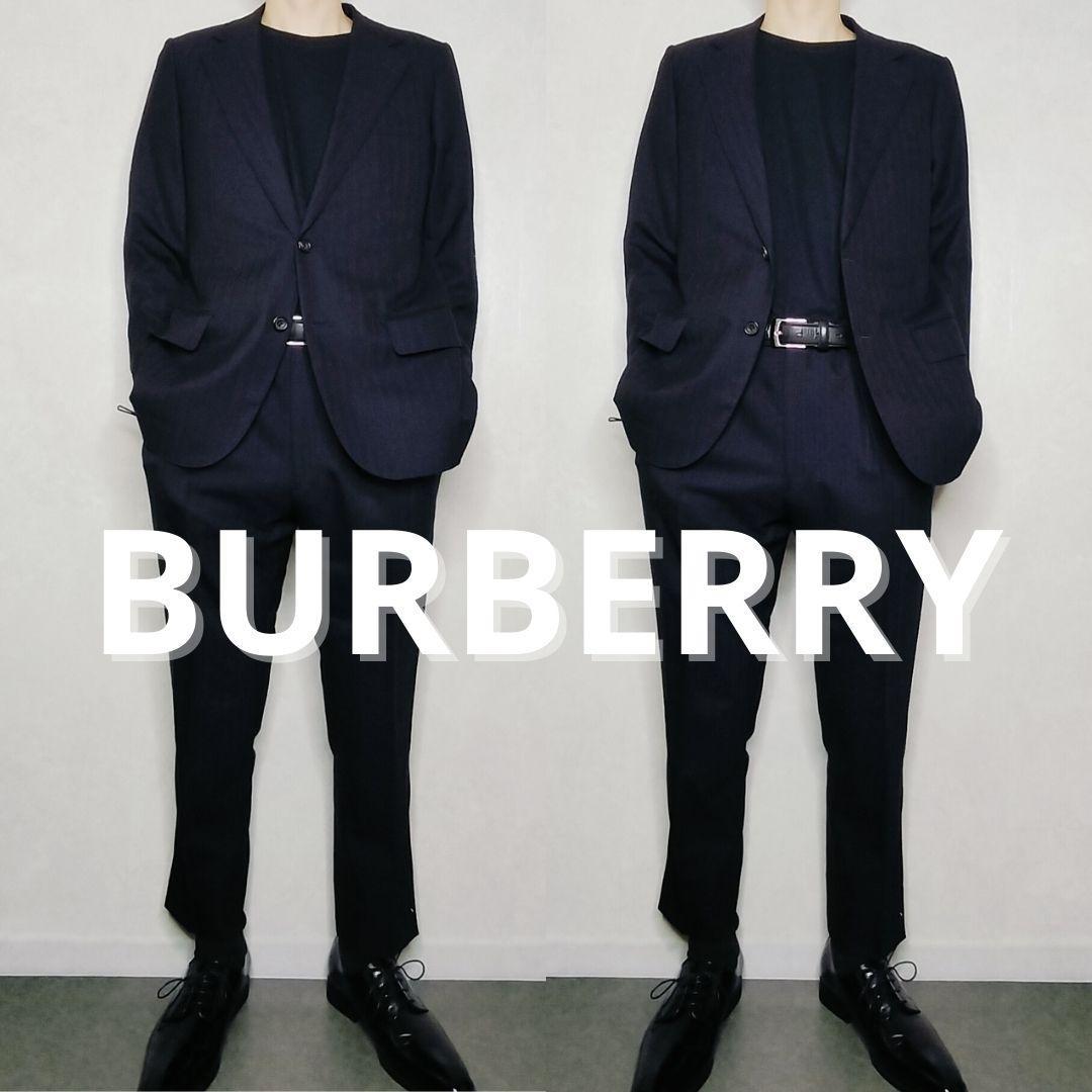 BURBERRY バーバリー ロンドン Super120 総柄 日本製 スーツ BURBERRY バーバリー ロンドン Super120 総柄 日本製 スーツ