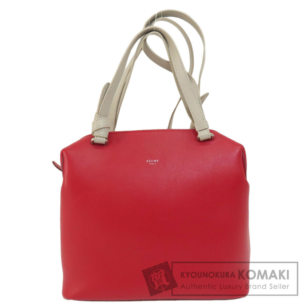タイムセール★稀少CELINE★ロゴ入りSOFT CUBEレッドバッグ タイムセール☆稀少CELINE☆ロゴ入りSOFT CUBEレッドバッグ