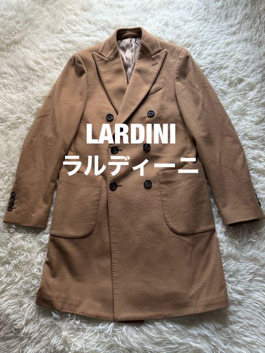 ✨美品✨ラルディーニ ウール ダブルチェスターコート キャメル サイズ48 LARDINI (ラルディーニ) Spolverino Chester coat (スポル
