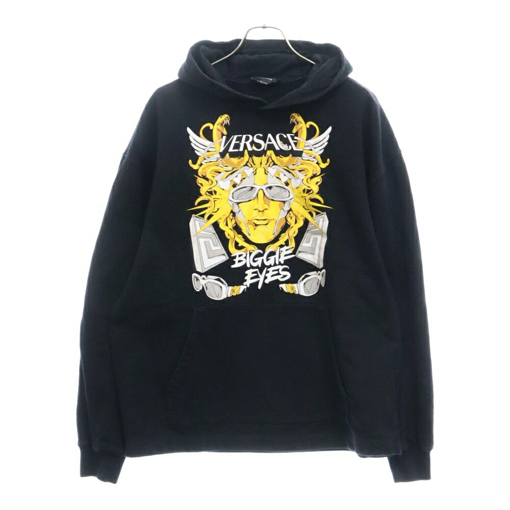 ★VERSACE★メドゥーサ バッジ プリント スウェットシャツ VERSACE(ヴェルサーチ) サイズ:S メデューサプリント コットン