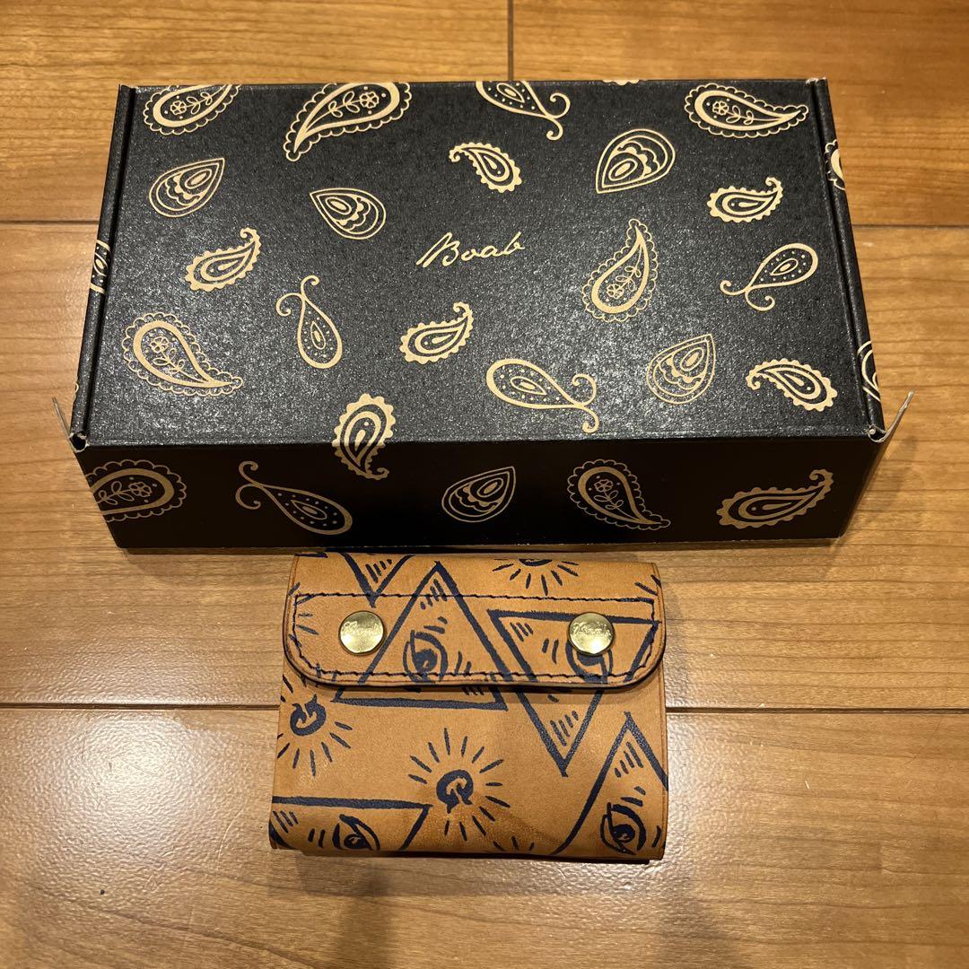 GRINDLODGE×Boab leather works 伊勢丹ブラック財布 GRINDLODGE×Boab leather works 伊勢丹ブラック財布