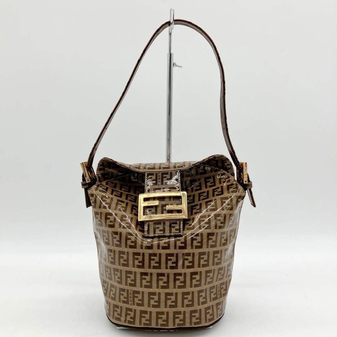 ✨未使用✨付属品付✨FENDI 長財布　ズッキーノ　FF柄　マンマバケット FENDI - フェンディ ズッキーノ柄 マンマバゲット レディース