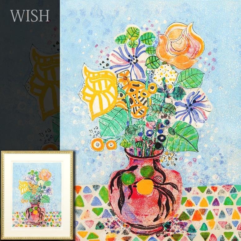 真作】【WISH】アイズピリ PAUL AIZPIRI リトグラフ 12号大 大作
