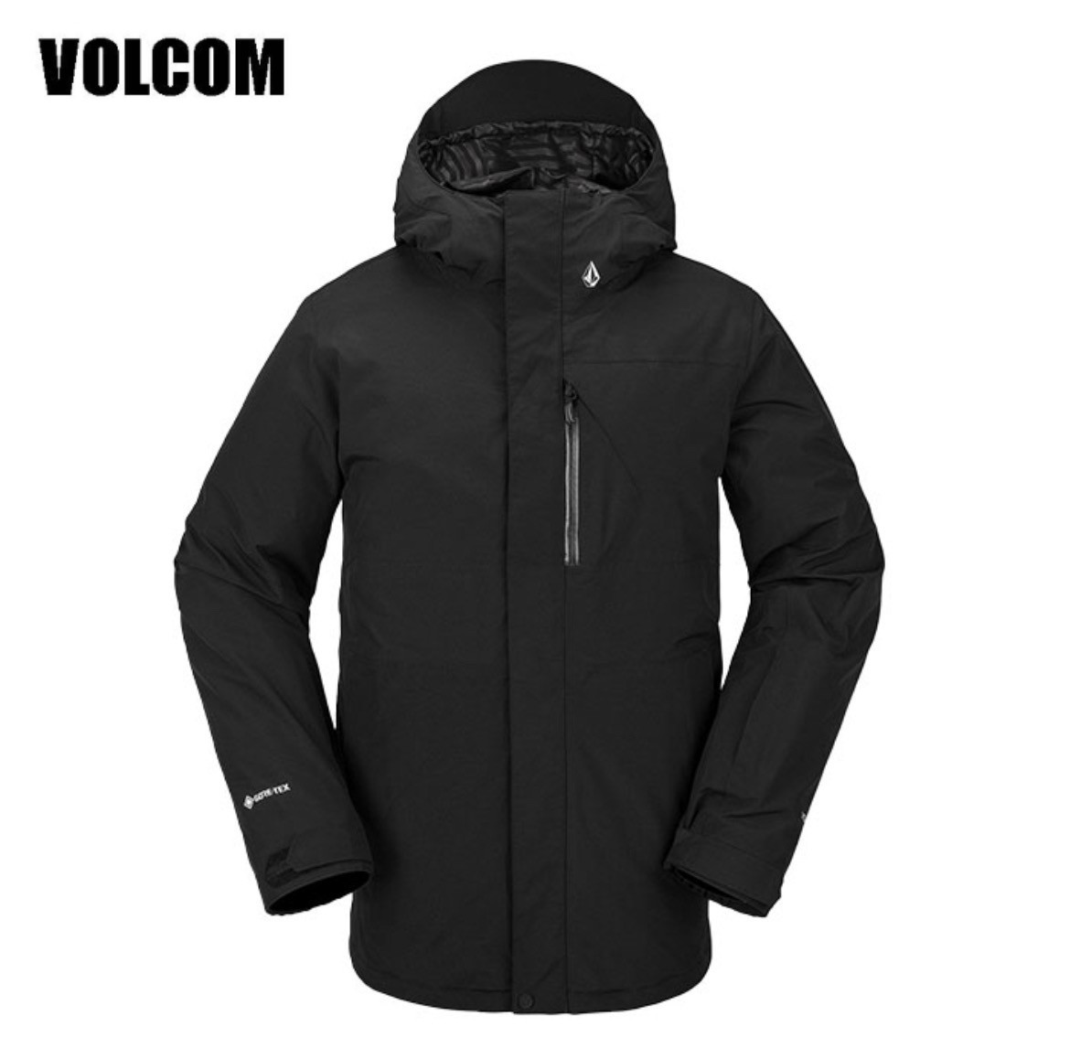 Volcom ブラック スノーボードウェア VOLCOM 23-24 ボルコム FERN INSULATED GORE PULLOVER