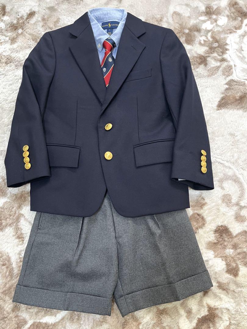 男の子 ラルフローレン フォーマルスーツセット 120 入学 （☆美