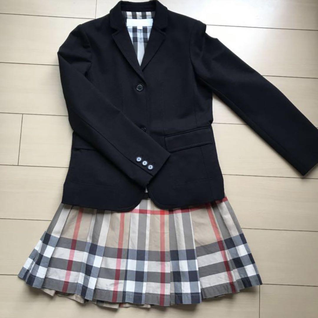 週末値下げ‼︎ Burberryバーバリー キッズ スーツ チェック
