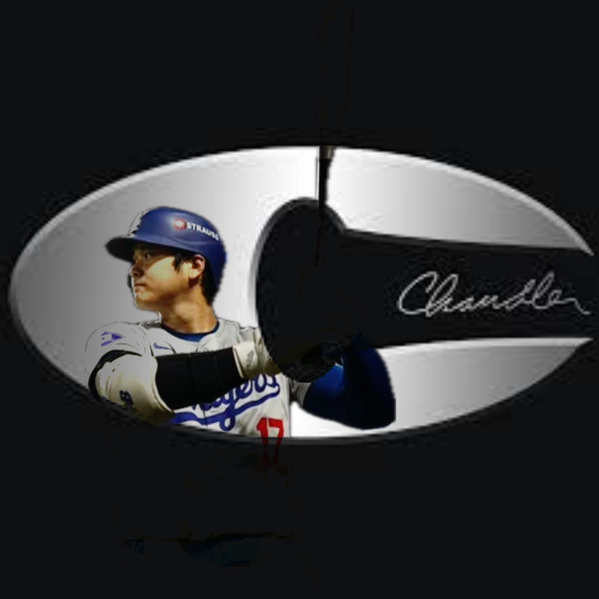 【世界に5本】大谷翔平　50/50シーズン同カラー仕様バット　サインなし 大谷翔平 チャンドラーバット 50/50 ワールドチャンピオン 直筆