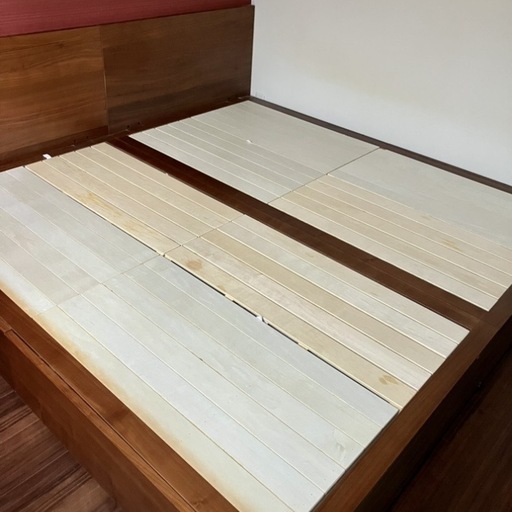 無印 ベッド シングル ウォールナット材 木製ベッド | 無印良品