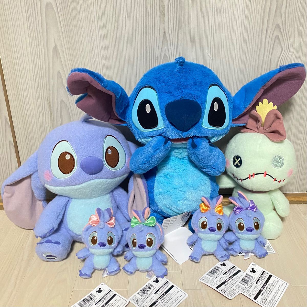 スティッチ＆スクランプ ぬいぐるみ 2個セット ディズニー BIGぬいぐるみ～スティッチ・スクランプ～ プライズ