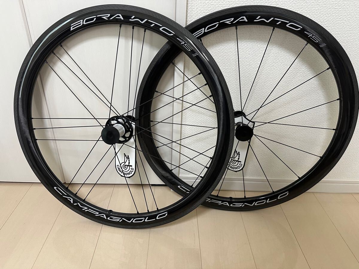 カンパニョーロ BORA WTO 45 リム 19C 楽天市場】カンパニョーロ BORA WTO 45 2WAY(F+R)シマノ AC3 C19