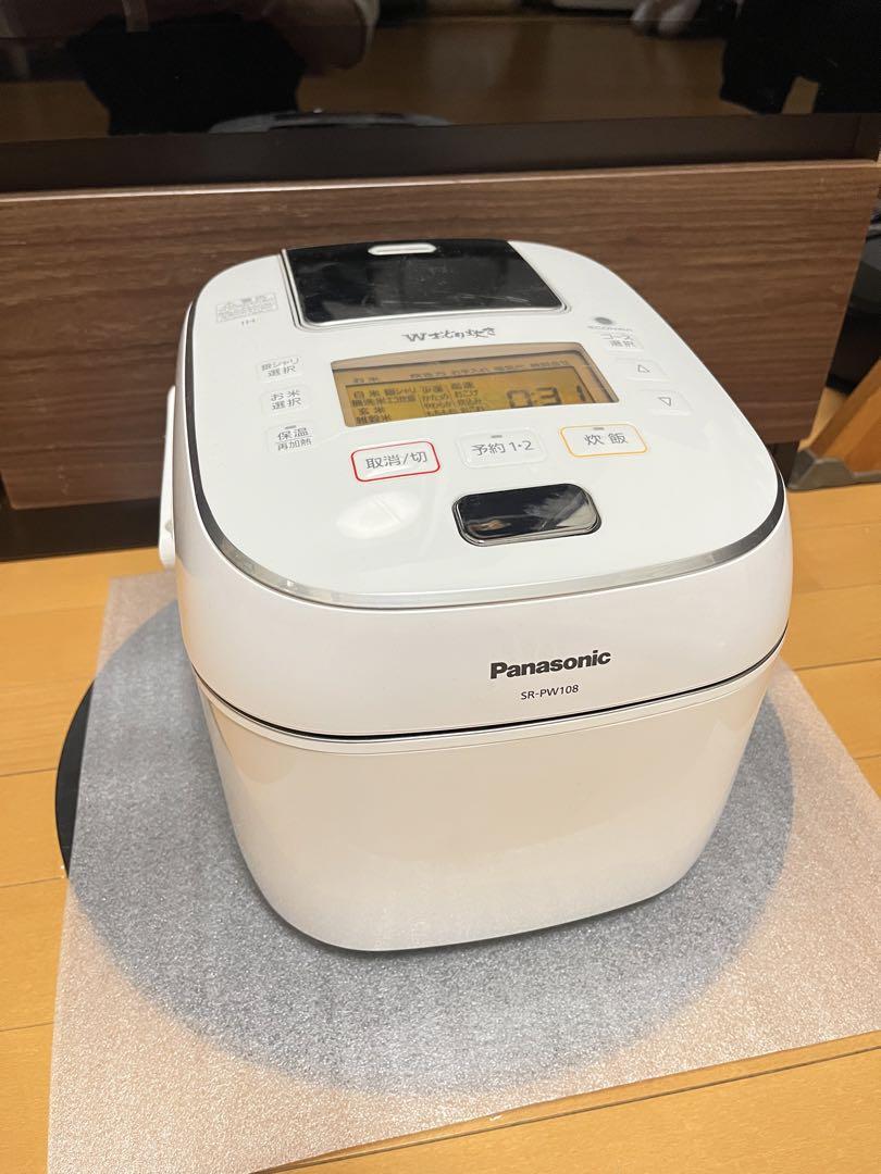 Panasonic W炊き炊飯器 SR-PW108 Amazon | パナソニック 炊飯器 5.5合 圧力IH式 Wおどり炊き