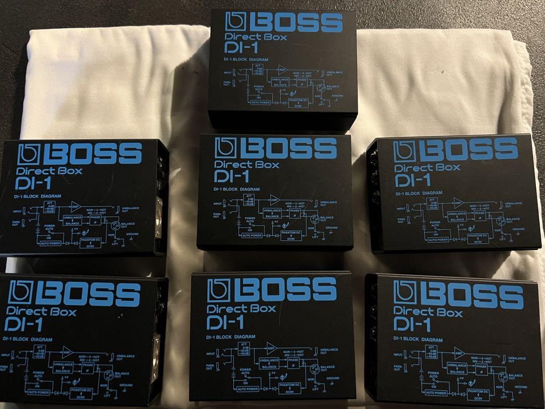 boss direct box di-1 7台　※バラ売も可能 boss direct box di-1 7台※バラ売も可能