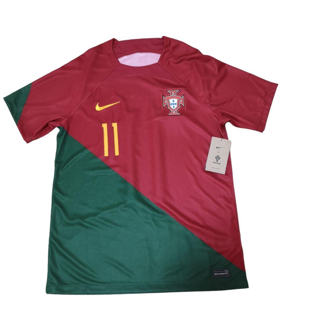 入手困難　新品同様　ポルトガル代表　ジョアン・フェリックス　#11　M NIKE ポルトガル代表 2022 ユニフォーム ホーム 半袖 レプリカ