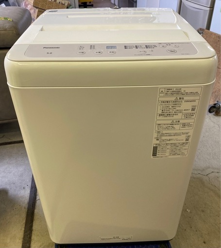 & 洗濯機 Panasonic パナソニック 5kg NA-F5B3 2024年製 動作