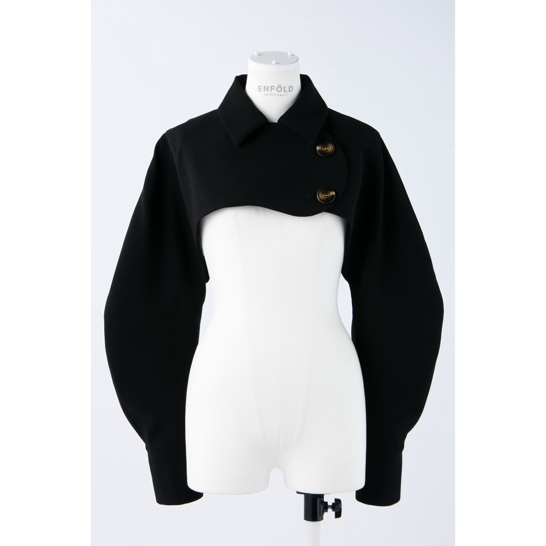 ENFOLD CROPPED CIRCLE JACKET（【25SS】ENFOLD エンフォルド