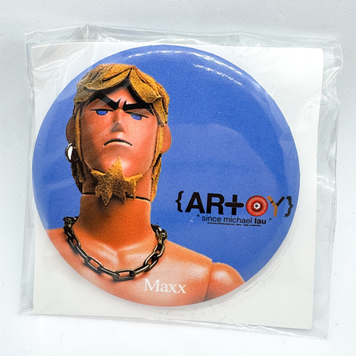 マイケルラウ ARTOY会場限定 缶バッジ「Michael Lau」 韓国エキシビジョン限定】Michael Lau ARTOY会場限定 缶バッジ