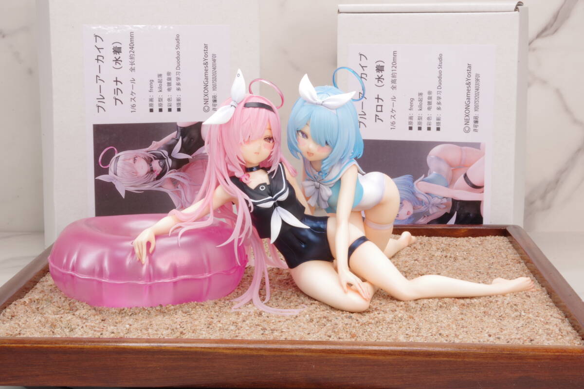 ガレージキット　ブルーアーカイブ　アロナ （水着）　プラナ（水着）　無機物置 受注生産】ブルーアーカイブ プラナ(水着) - 無機物置 - BOOTH