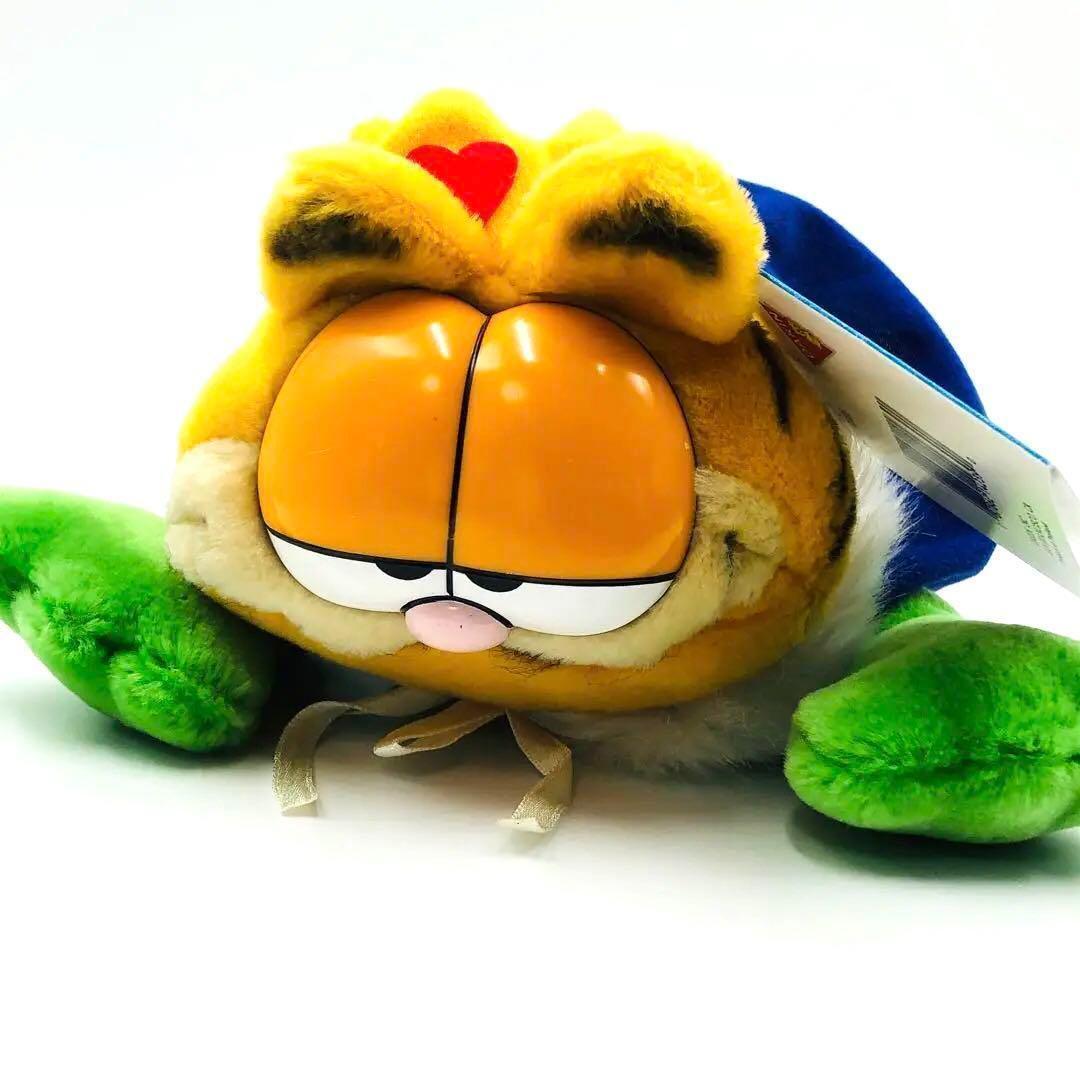 【超レア！】 ガーフィールド かえる プリンス ぬいぐるみ タグ付き ビンテージ 超レア！】Garfield ガーフィールド かえる プリンス ぬいぐるみ