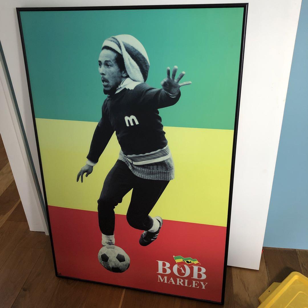 ボブマーリー Bob Marley ポスター額縁付き（ボブ・マーリー