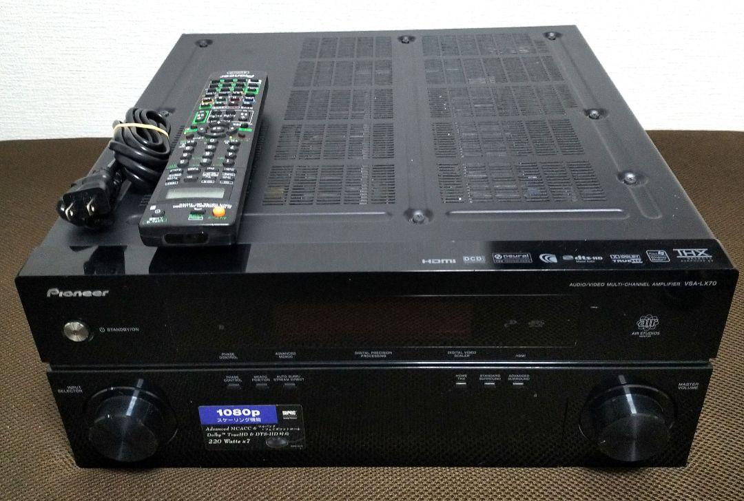 Pioneer AVアンプ VSA-LX70 本体 ブラックボディに強力な音場形成――パイオニア「VSA-LX70」：HDMI