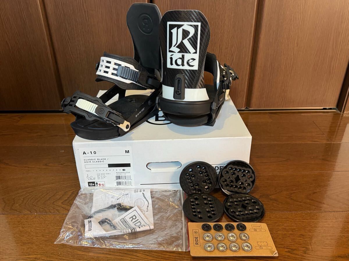 最終値下げ❗️Ride A-10 ビンディング Mサイズクラシックブラック使用2回 24-ride-a10-1.jpg