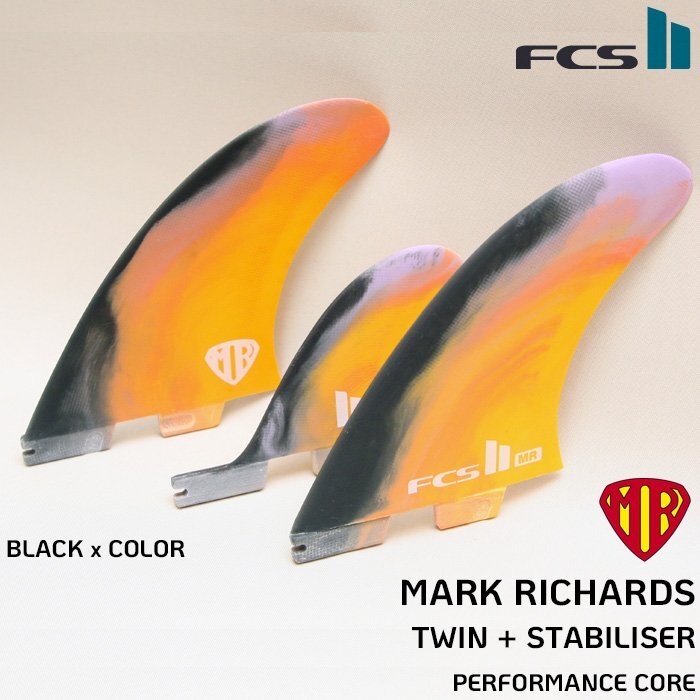 FCS2 マークリチャーズ MR ツインスタビ 最新カラー FCS FCS2 MR TWIN+STABILISER マークリチャーズ ツインフィン