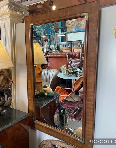 ドレクセル ヘリテイジ　Touraine　マホガニー　壁掛け　ウォールミラー 中古 美品 DREXEL HERITAGE(ドレクセルヘリテイジ) Touraine